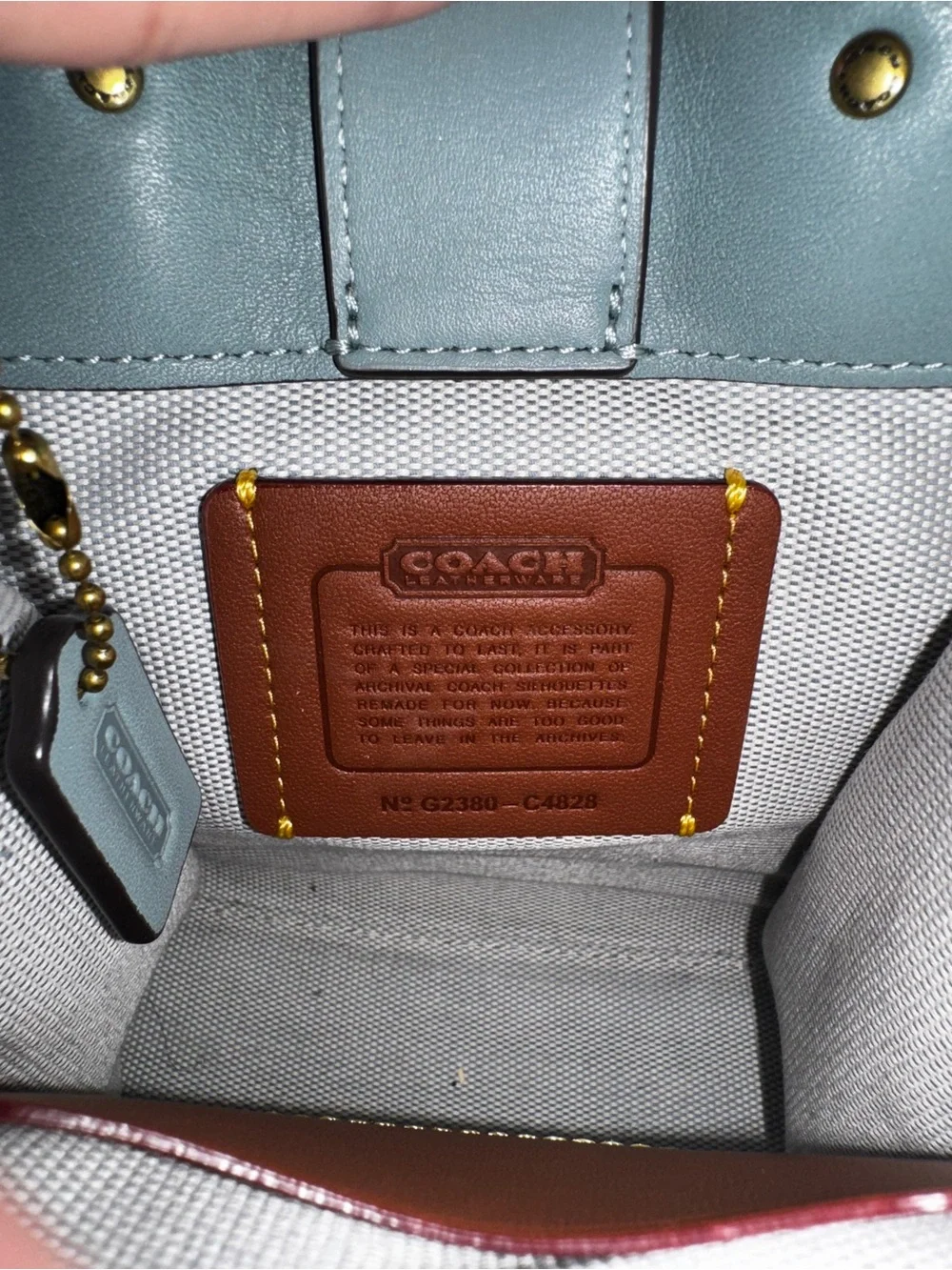 Coach Mini Cashin Carry Tote